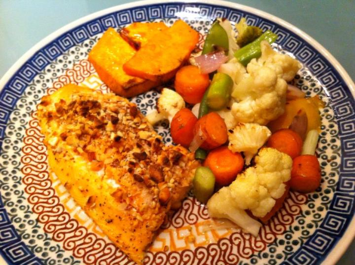 Bleikja með birkireyktu salti