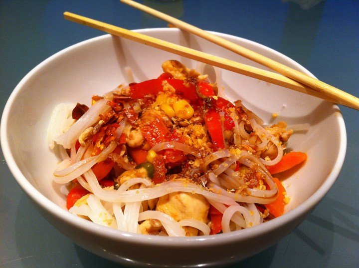 Thailenskur kjúlla réttur